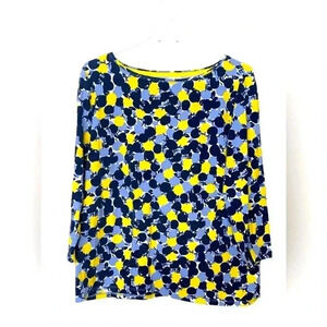 Talbots  petite Boat Neck, 3/4 sleeve T Shirt, tons of stretch